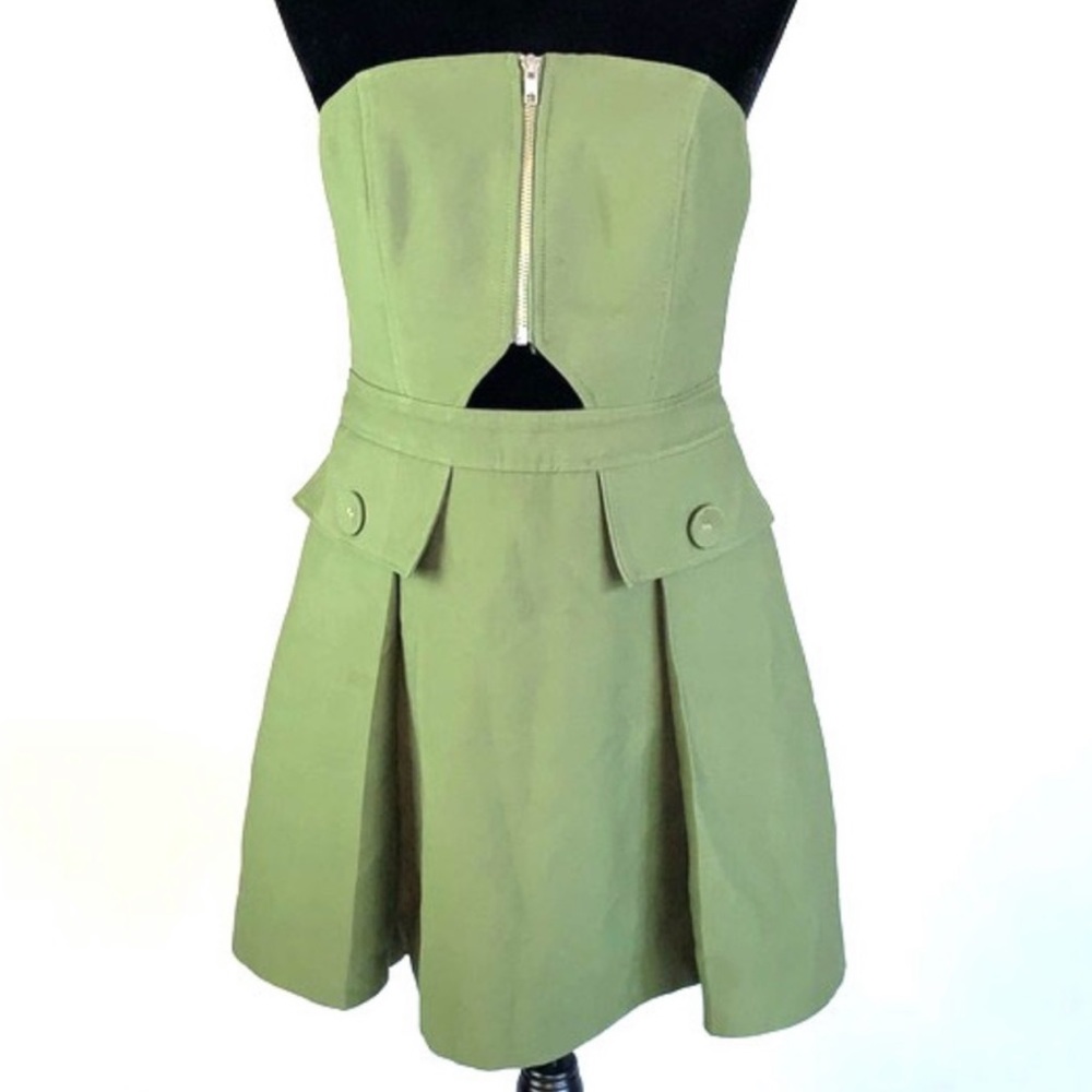 C/MEO Collective army green dress